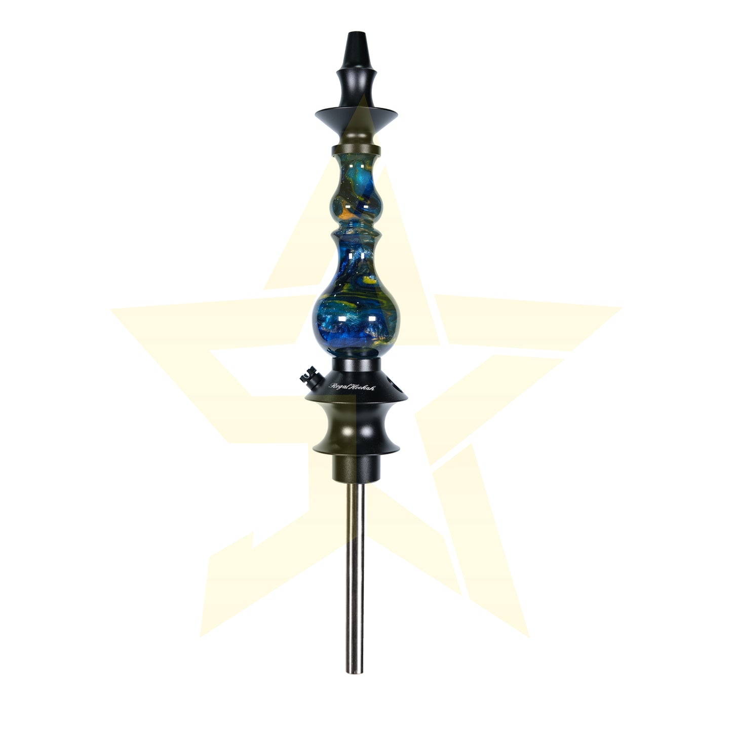 Regal hookah - Bishop Epoxy "Azure"