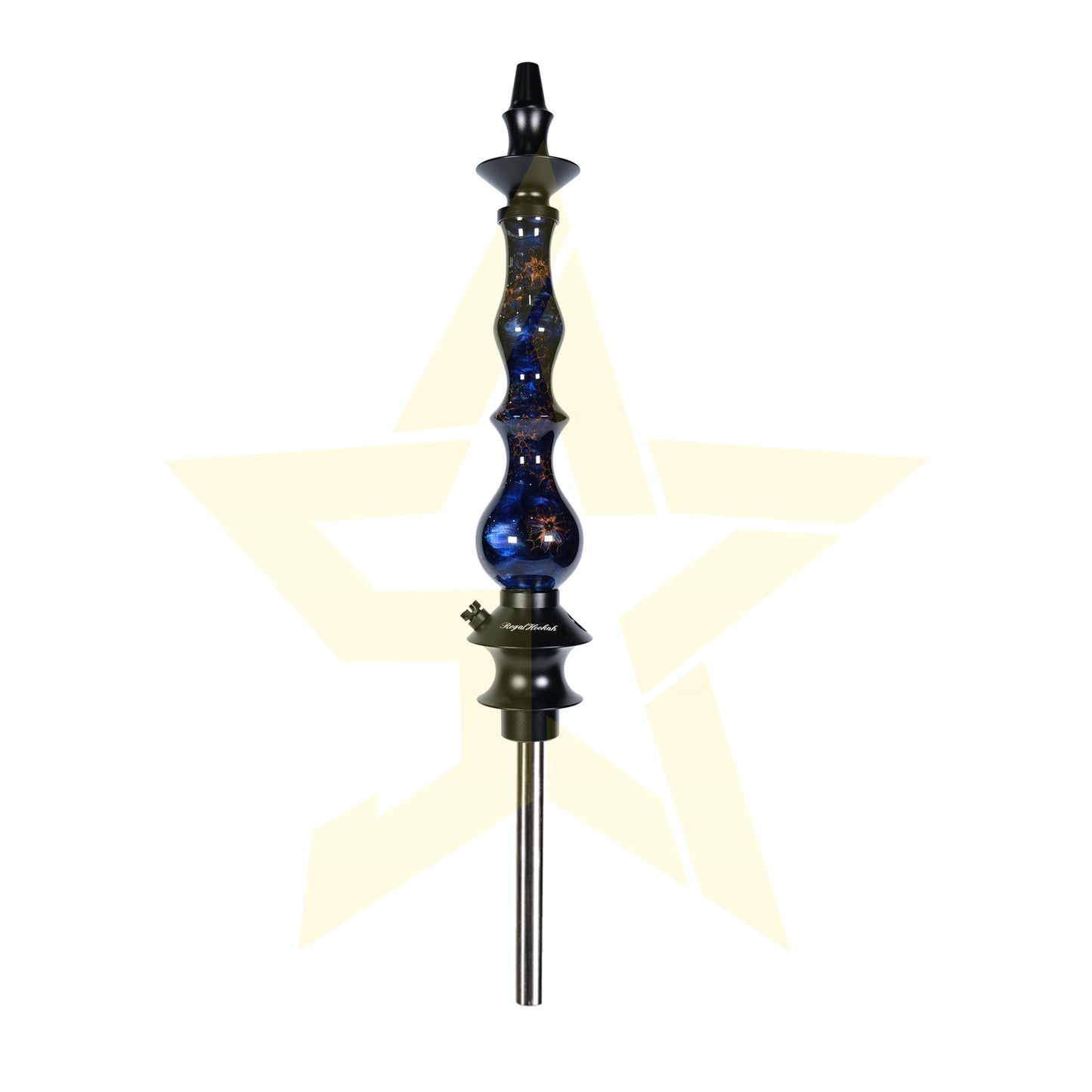 Regal Hookah - Queen epoxy "Blue Pinecone"
